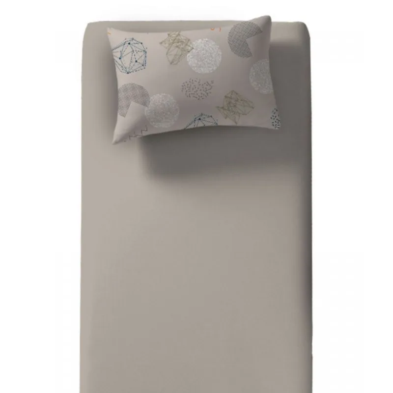 Jogo De Cama Solteiro Doce Vida Bege
