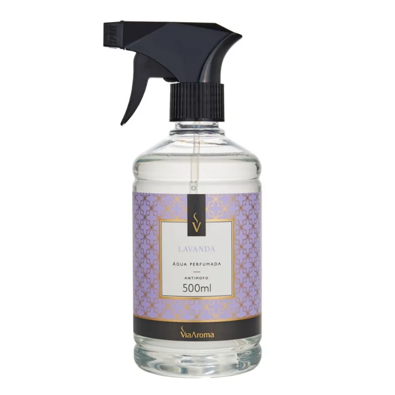 Água Perfumada Para Tecido Via Aroma Roxo Un