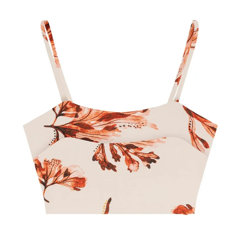 Blusa Curta De Alça Endless Laranja G