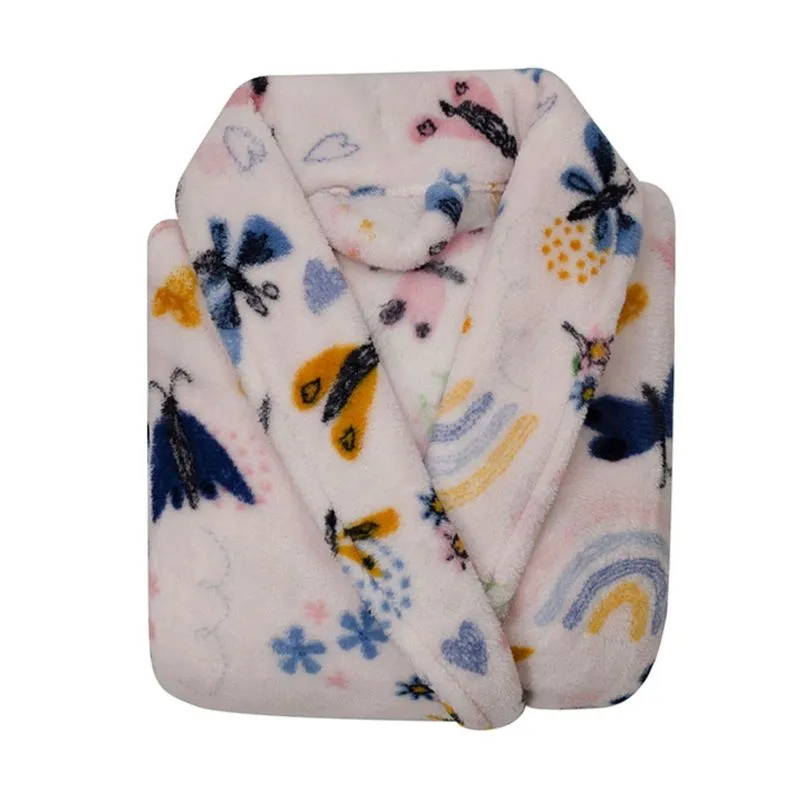 Roupão Infantil Microfibra Estampado Camesa Rosa M