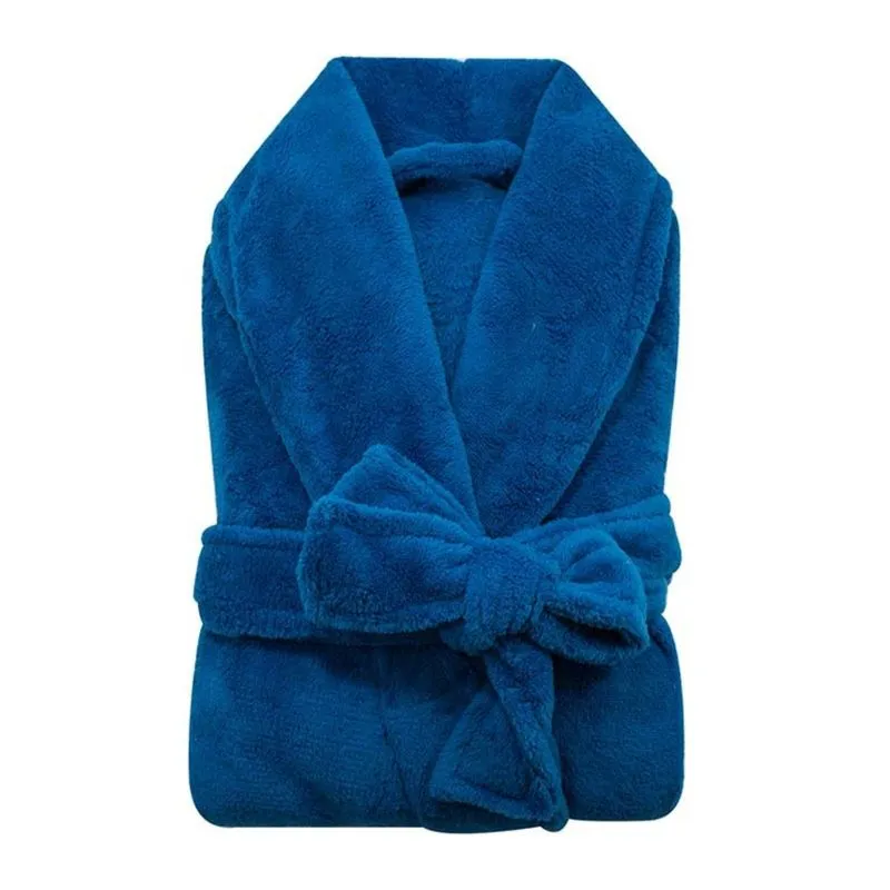 Roupão Microfibra Camesa Azul Un