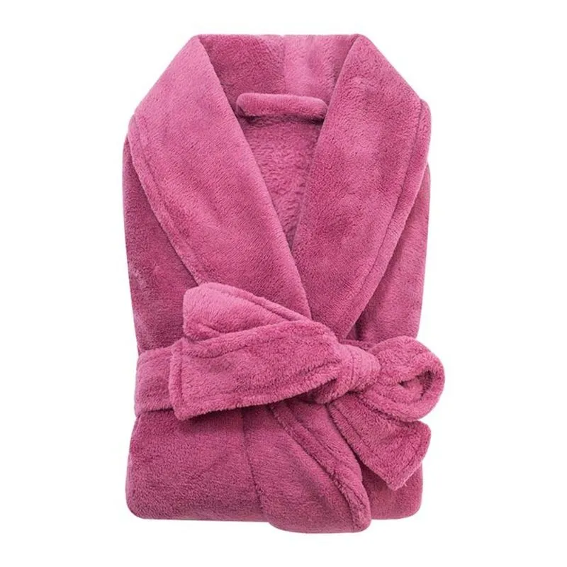 Roupão Microfibra Camesa Rosa Un
