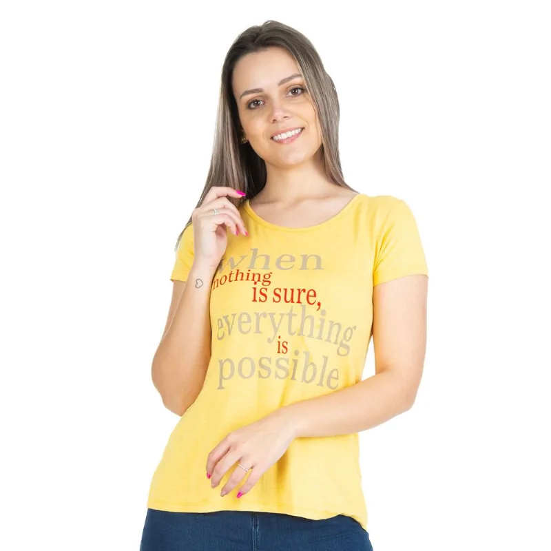 Blusa Feminina Possible Select Amarelo GG