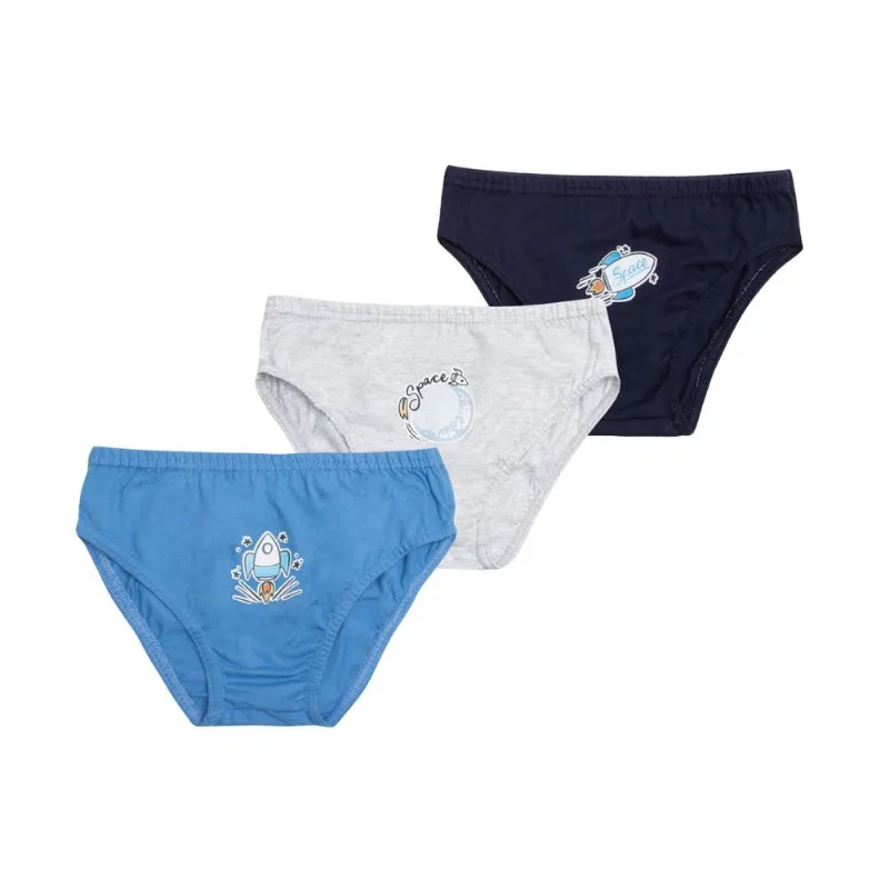 Kit 3 Cuecas Slip Infantil Select Unica 12 / Unica