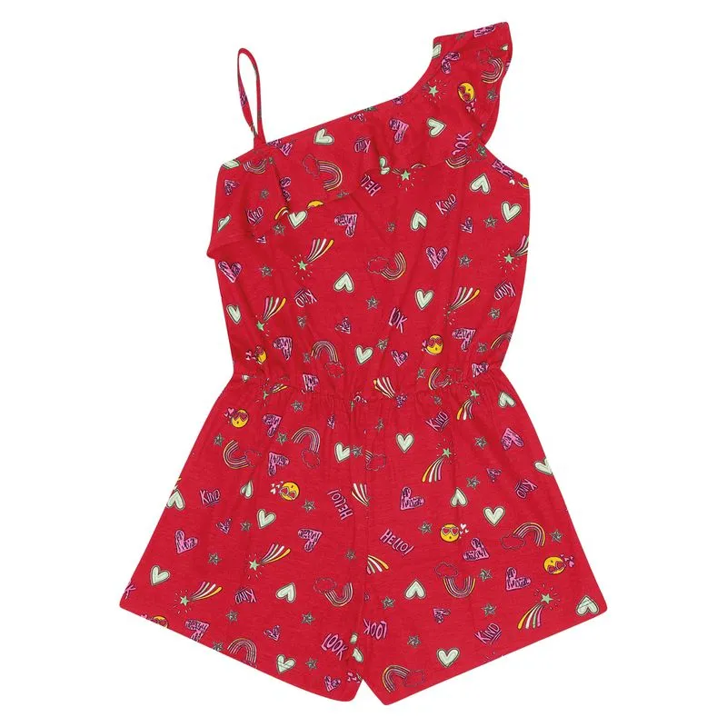 Macaquinho Infantil Rainbow Rovitex Kids Vermelho 10