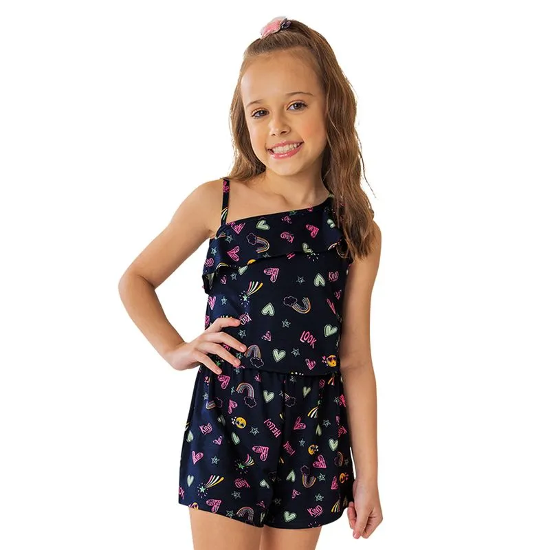 Macaquinho Infantil Rainbow Rovitex Kids Azul 6