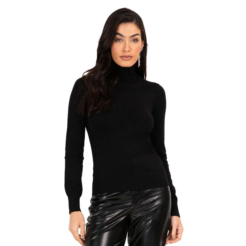 Sueter Feminino Gola Alta Endless Preto P