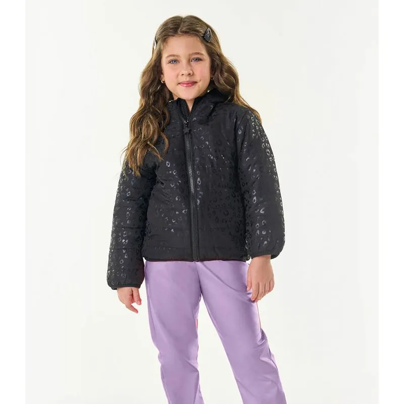 Jaqueta Puffer Infantil Trick Nick Preto 4