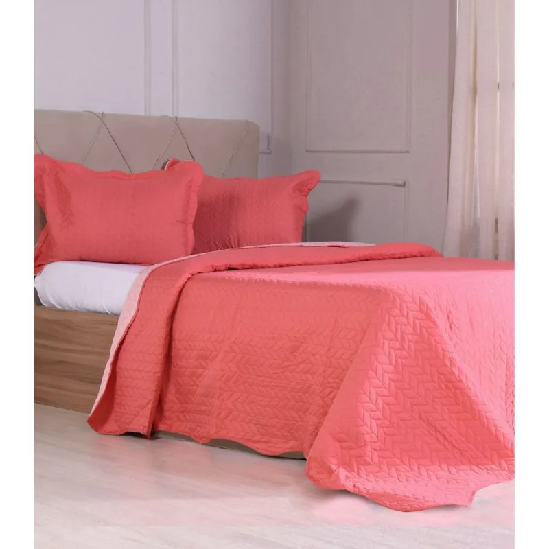Jogo De Cobre Leito King Ultra Lisse Bene Casa Laranja
