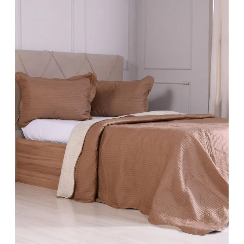Jogo De Cobre Leito King Ultra Lisse Bene Casa Marrom