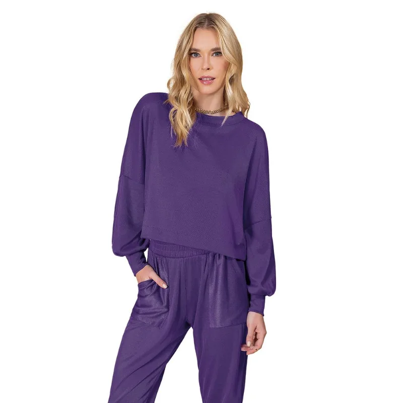 Blusão Feminino Ribana Rovitex Roxo Gg