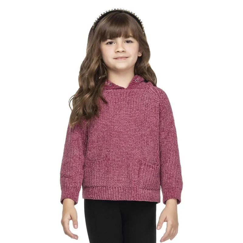 Sueter Tricot Infantil Trick Nick Vinho 8