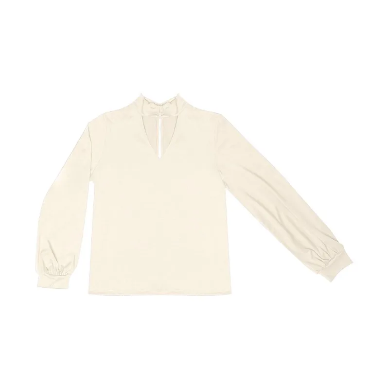 Blusa Manga Longa Rovitex Bege P