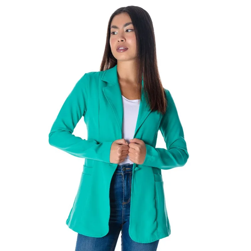 Blazer Feminino De Microfibra Misso Verde PP