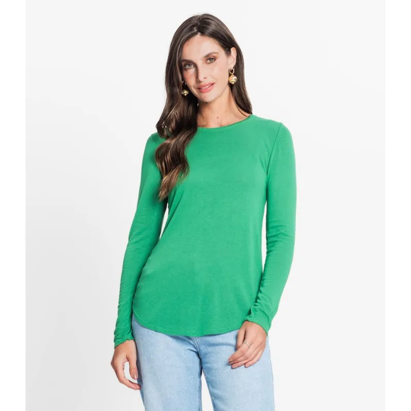 Blusa Feminina Manga Longa Visco Tricot Rovitex Verde M