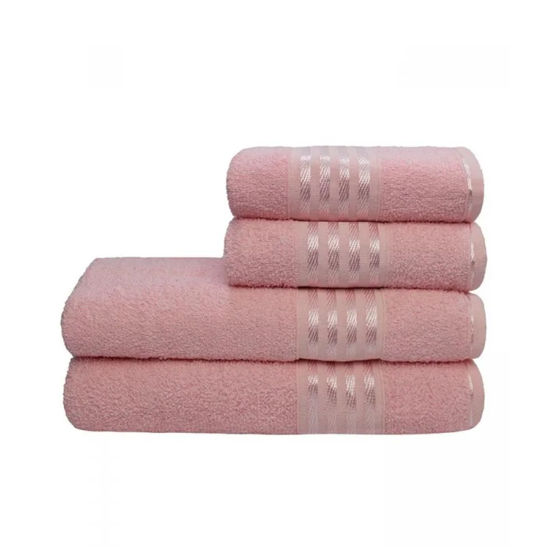 Toalha de Banho Decor Camesa Rosa Rosa