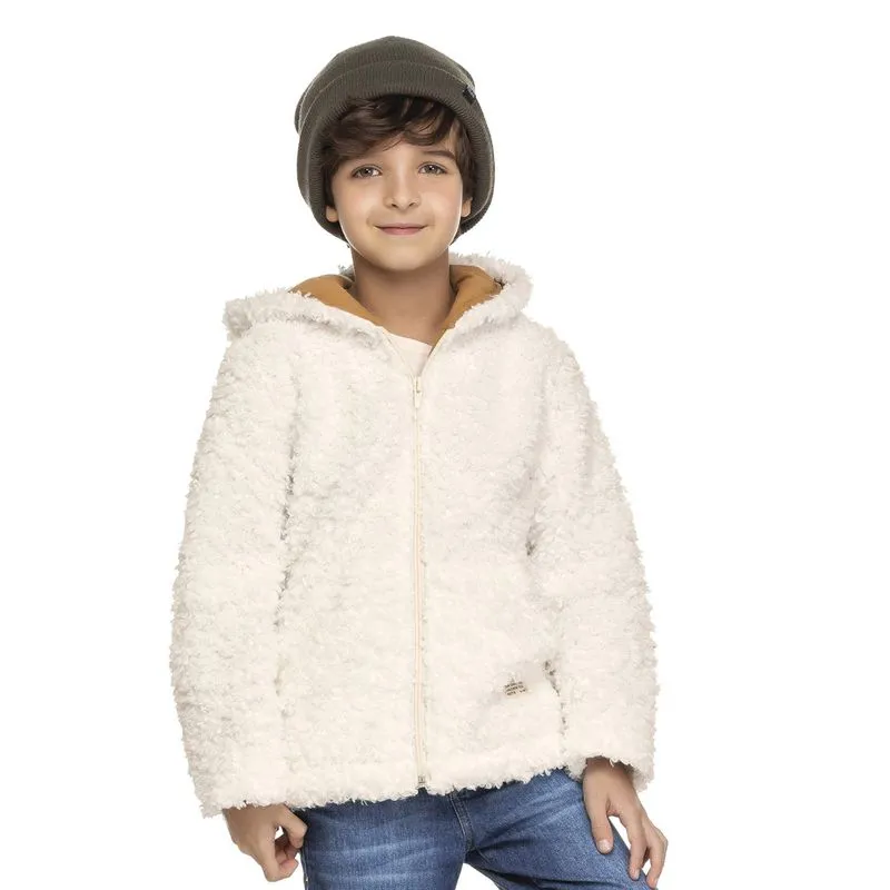 Jaqueta Infantil Trick Nick Bege 10