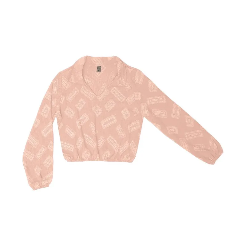 Camisa Manga Longa Rovitex Rosa Gg