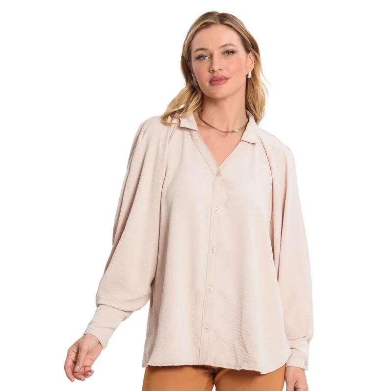Camisa Manga Longa Endless Bege M