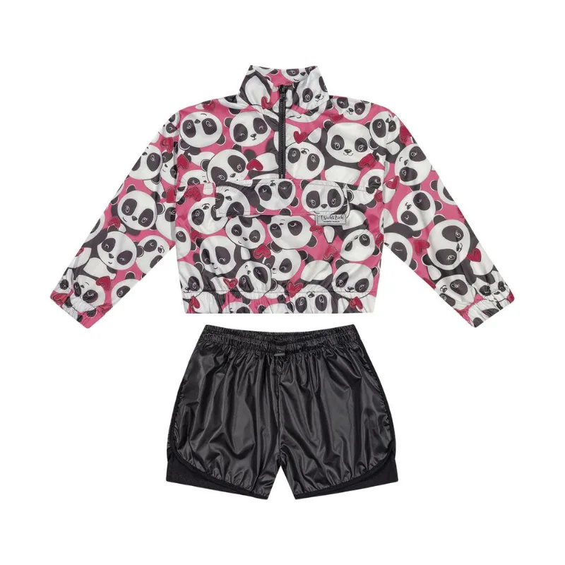 Conjunto Blusão Com Shorts Trick Nick Rosa 8