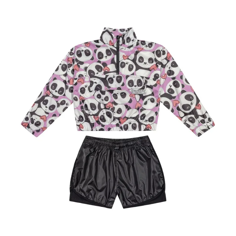 Conjunto Blusão Com Shorts Trick Nick Rosa 8