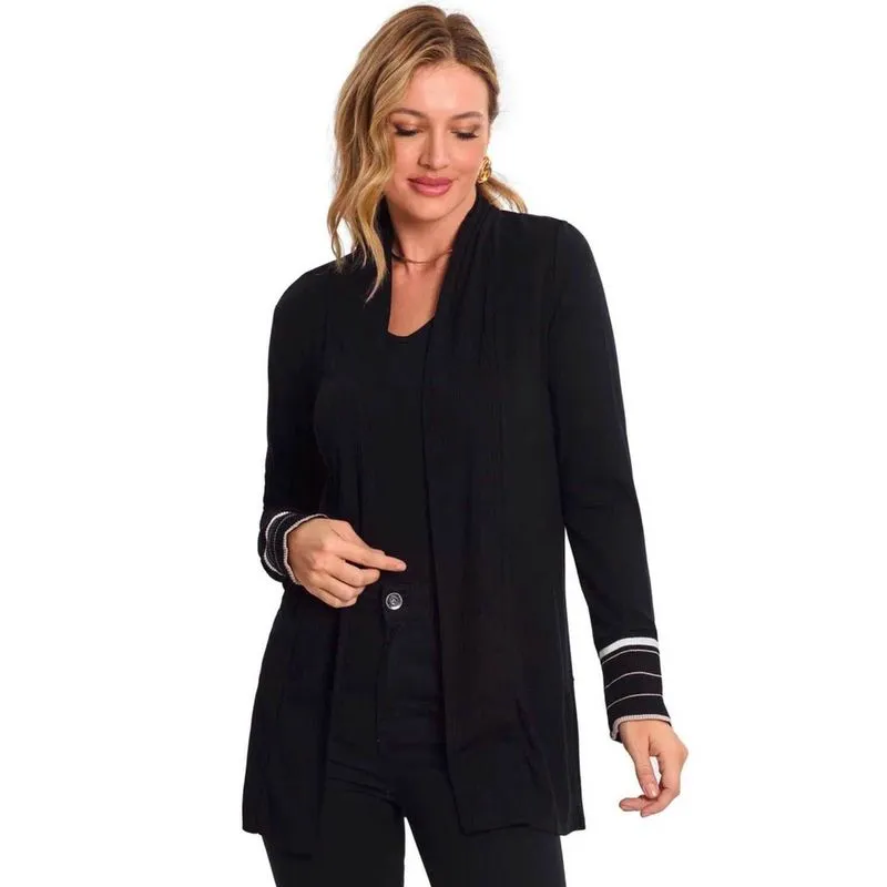 Cardigan Canelado Feminino Rovitex