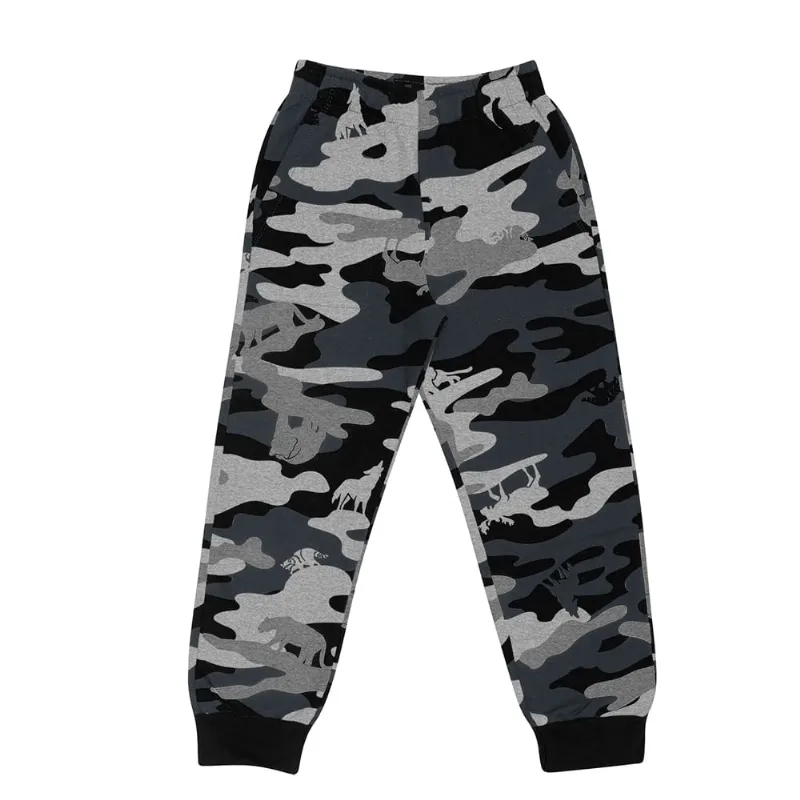 Calça de Moletom Infantil Rovitex Camuflada Preto/cinza - 12