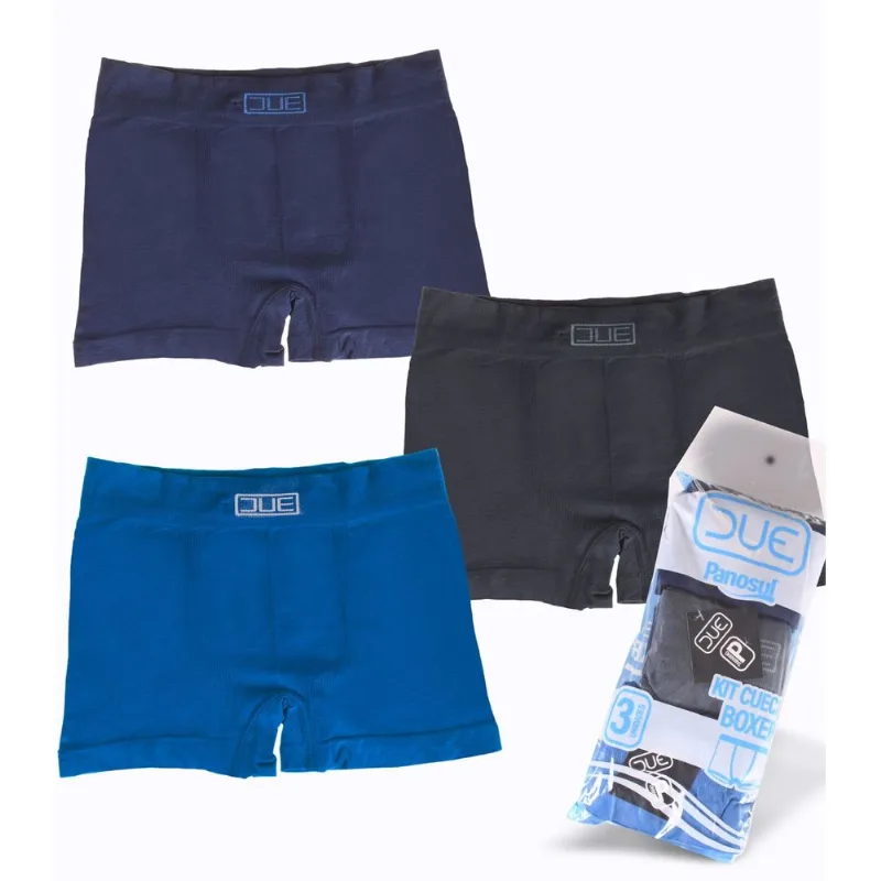 Kit 3 Cuecas Boxer Panosul Unica M