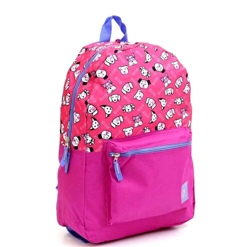 Mochila Escolar Feminina Pets Clio Rosa UN / Rosa