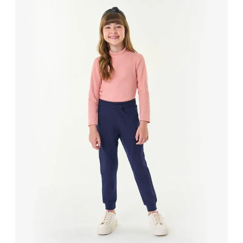 Calça Infantil Feminina Molecotton Trick Nick Azul 10