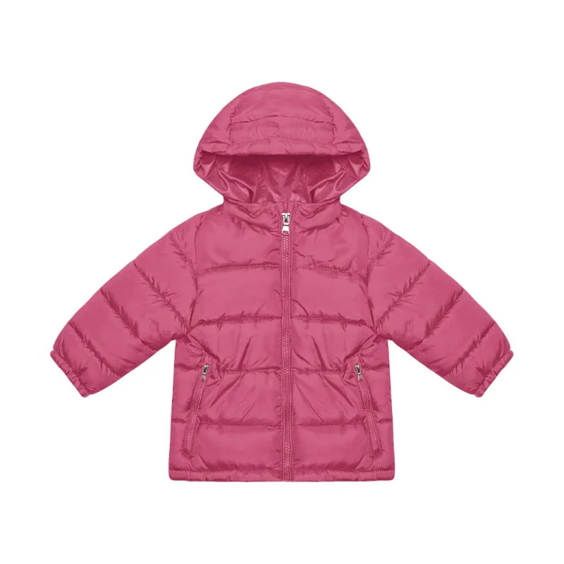 Jaqueta Puffer Infantil com Capuz Trick Nick Rosa 2