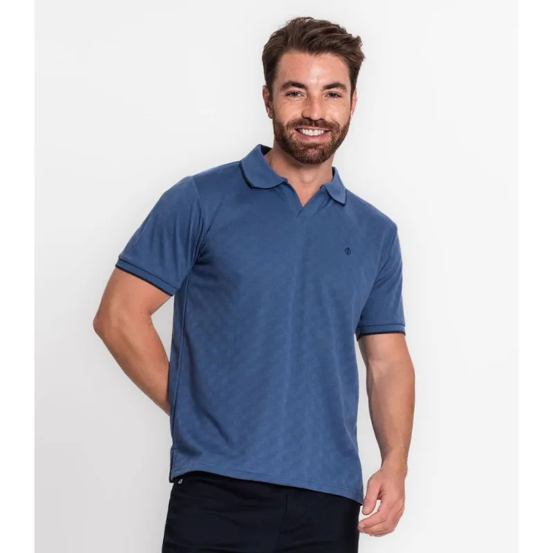 Camila Polo Masculina Em Meia Malha Diametro Azul M