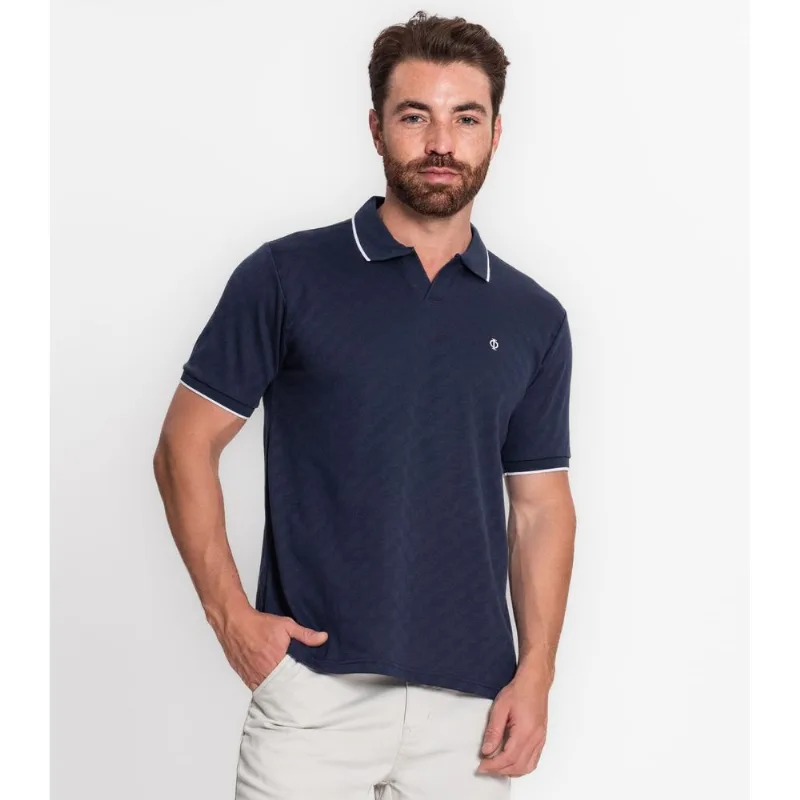 Camila Polo Masculina Em Meia Malha Diametro Azul M