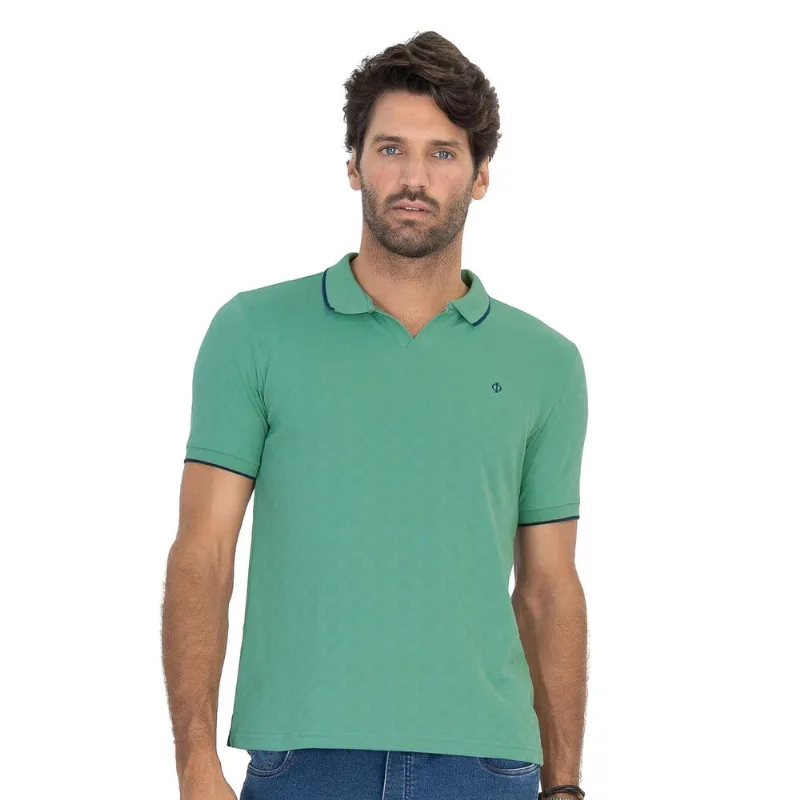 Camila Polo Masculina Em Meia Malha Diametro Verde G