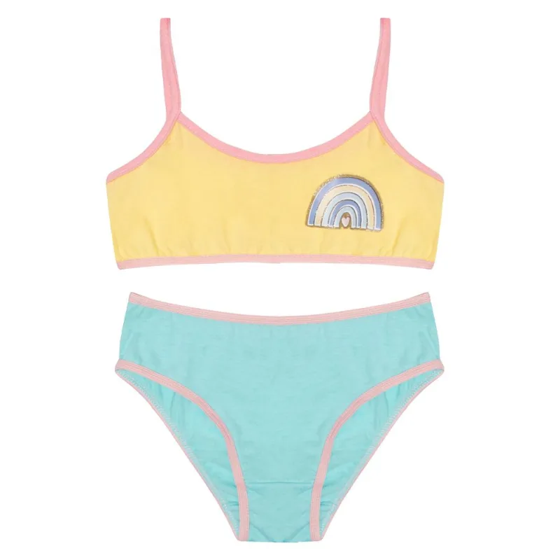Conjunto Infantil Calcinha e Top Select Amarelo 8