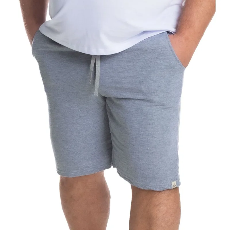 Bermuda Masculina Moletom Plus Size Select Cinza Plus G2