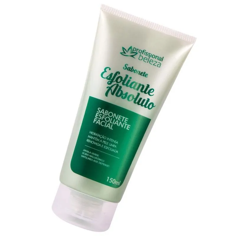 Sabonete Esfoliante Facial Absoluto Ácido Hialurônico 150ml