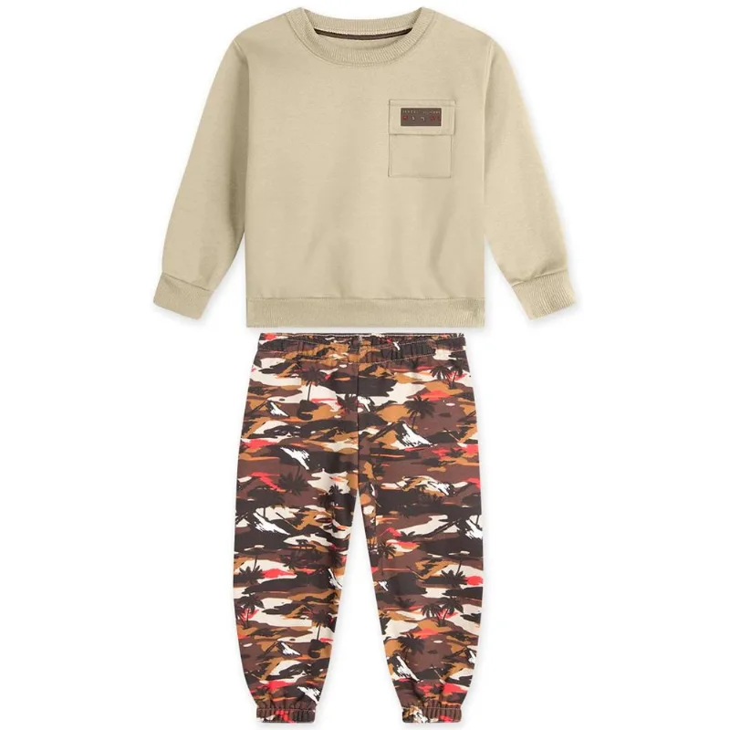 Conjunto Infantil Menino - Bege MB