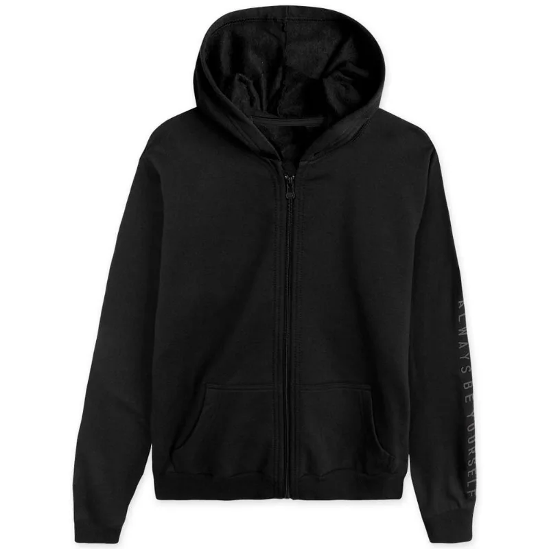 Jaqueta Moletom Com Capuz Menino Hapier Preto 10