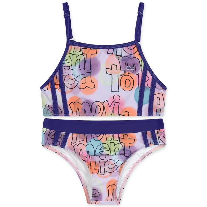 Biquíni Com Alças Ajustáveis Infantil Feminino Lilica Lilás 10