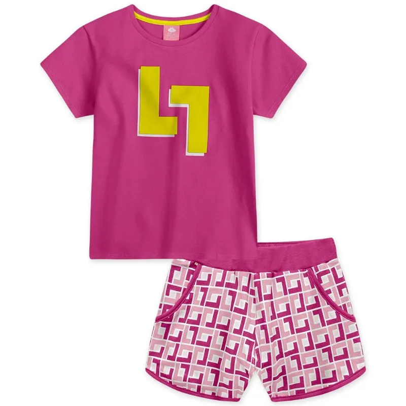Conjunto Infantil Menina - Rosa 10