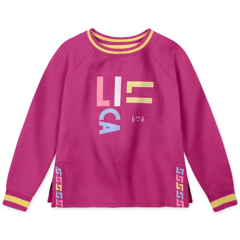 Blusão Moletom Menina Lilica Rosa 8