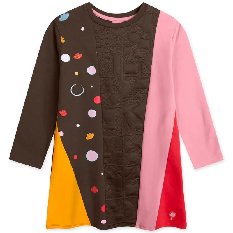 Vestido Manga Longa Moletom Lilica Marrom 6
