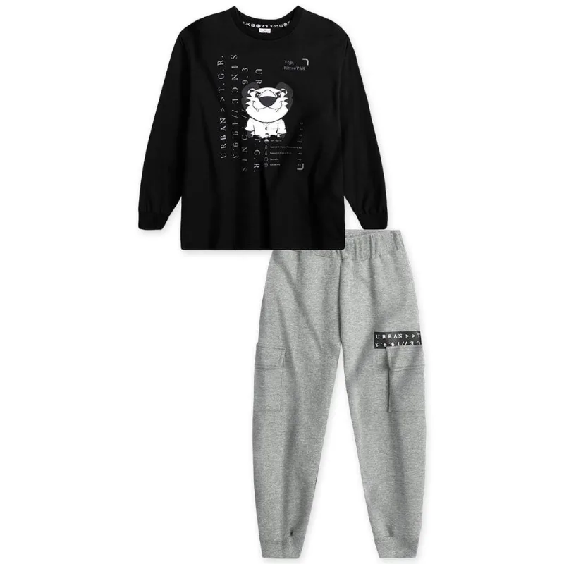 Conjunto Infantil Menino - Preto 10