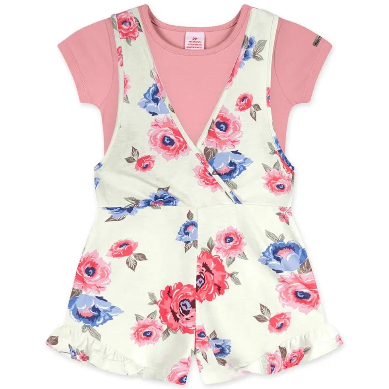 Conjunto Infantil Menina - Rosa 3P
