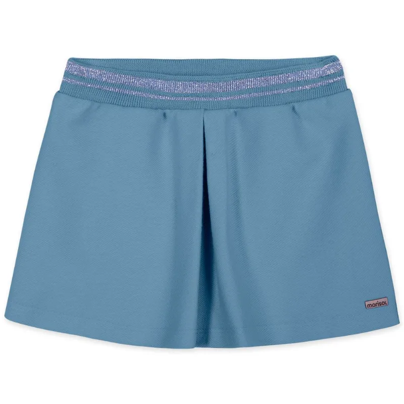 Short-Saia Sarja Infantil Marisol Azul MB