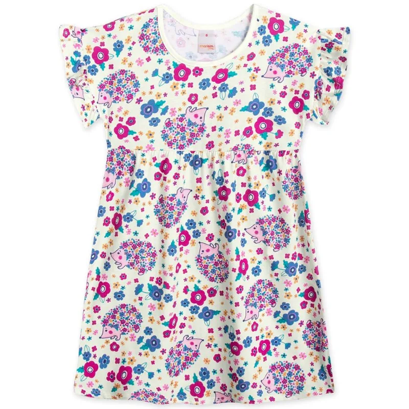 Vestido Infantil Menina - Bege 8