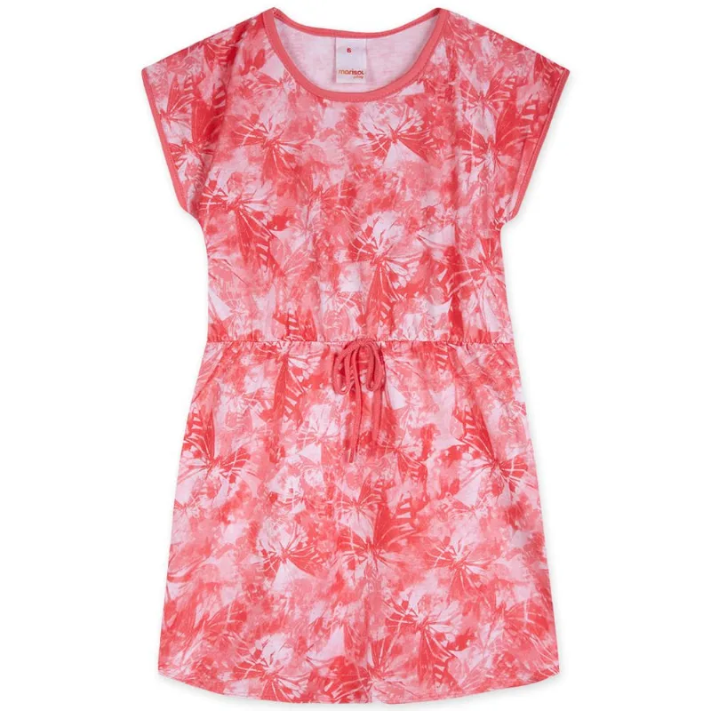 Vestido Manga Curta Malha Infantil Marisol Play Laranja 8
