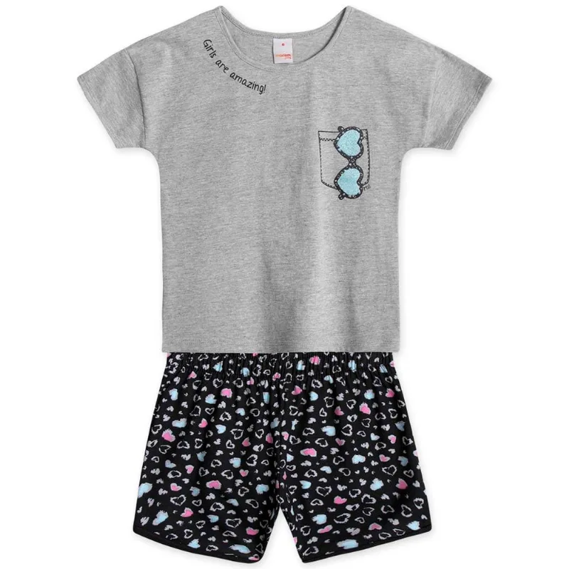 Conjunto Infantil Menina - Cinza 10