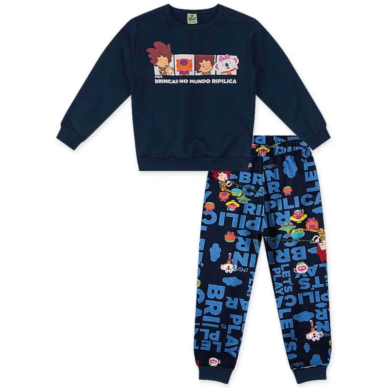 Conjunto Infantil Menina - Azul 3